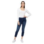 God’s Club Women Slim Fit High Rise Blue Stretchable Jeans