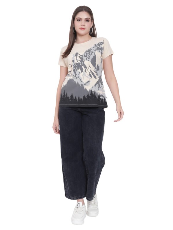 God’s Club Women Printed Fawn T-shirt