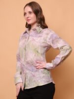 God’s Club Women Pink Printed Shirt - Image 3
