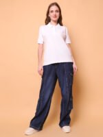God’s Club Women Regular Fit Solid White T-shirt