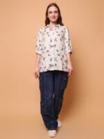 God’s Club Women Solid Off White Top