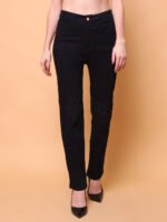 God’s Club Women Slim Straight Fit Navy Stretchable Jeans - Image 2