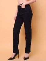 God’s Club Women Slim Straight Fit Navy Stretchable Jeans - Image 3