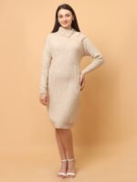 God’s Club Women Beige Dress - Image 3