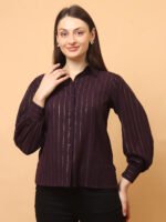God’s Club Women Dark Brown Shirt - Image 2