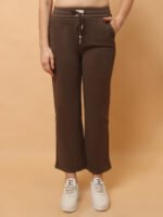 God’s Club Women Cargo Fit High Rise Brown Trousers Pants - Image 2