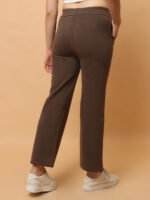 God’s Club Women Cargo Fit High Rise Brown Trousers Pants - Image 4