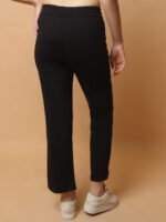 God’s Club Women Cargo Fit High Rise Black Trousers Pants - Image 4