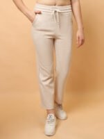 God’s Club Women Cargo Fit High Rise Fawn Trousers Pants - Image 2