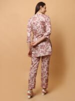 God’s Club Women Solid Cream Co-Ord Set - Image 4